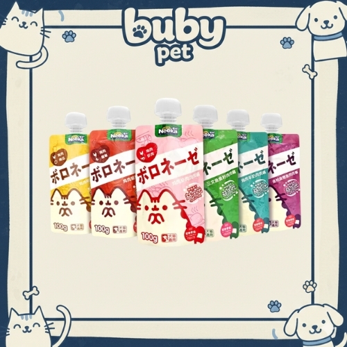 Pate Neeka Cho Mèo – Mousse Mềm Mịn, Dễ Tiêu Hóa, Đa Dạng Hương Vị