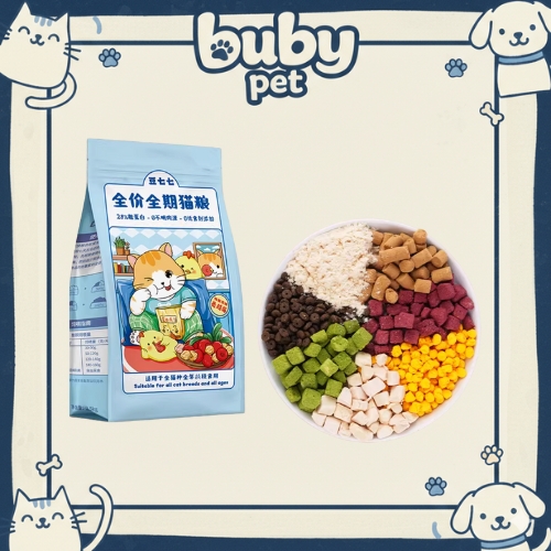 Hạt mèo Douqiqi mix topping