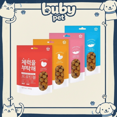 Bánh thưởng cho chó thịt viên nướng đút lò Bowwow, ít béo, làm đẹp lông