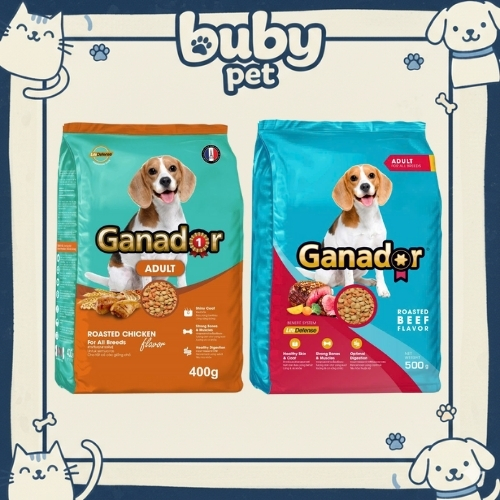 Thức ăn cho chó lớn Ganador vị gà và bò – hạt dinh dưỡng cho chó trưởng thành