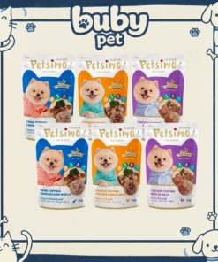 Pate chó Petsimo 70g – thức ăn ướt thơm ngon, dễ tiêu hóa